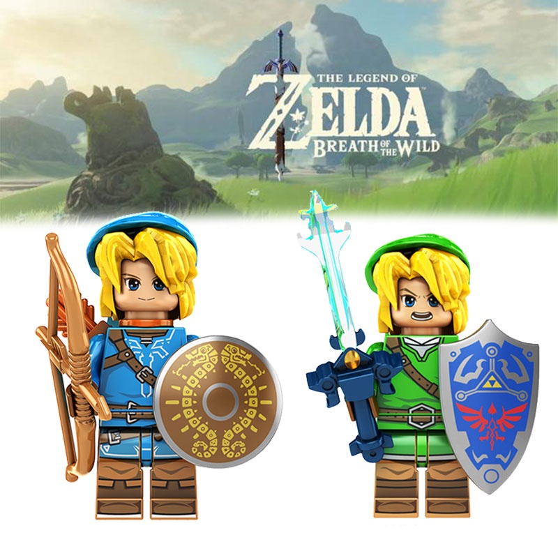 Build Own Your Link 7-10 Buah Balok Plastik Legend Of Zelda