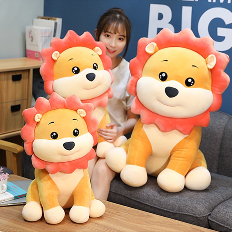 Huggable Soft and Simba Lion Plush, Bahan Velvet Stretch Empat Arah, Cocok Untuk Karakter Hewan) Lovers