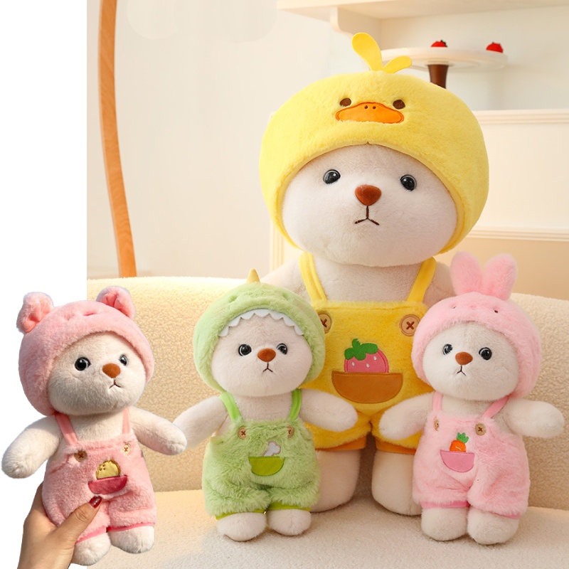 Mainan Plush Elena Bear Bentuk Hewan Lucu Berbagai Ukuran Dan Warna