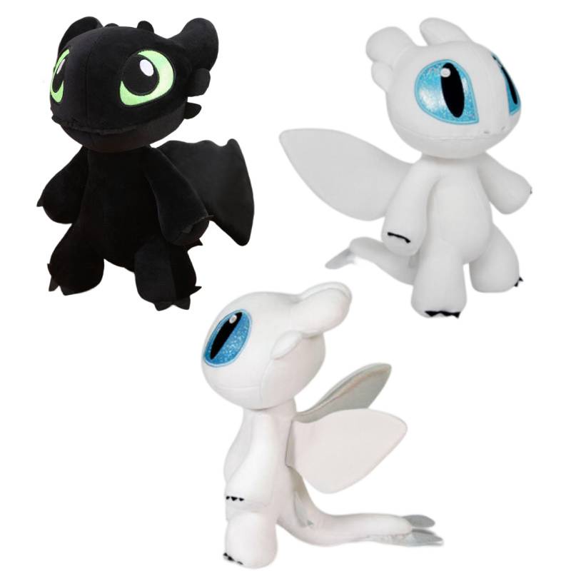 Ahli Kerajinan Malam Fury Dan Light Fury Plushies Ideal Untuk Fans Cara Melatih Naga Anda