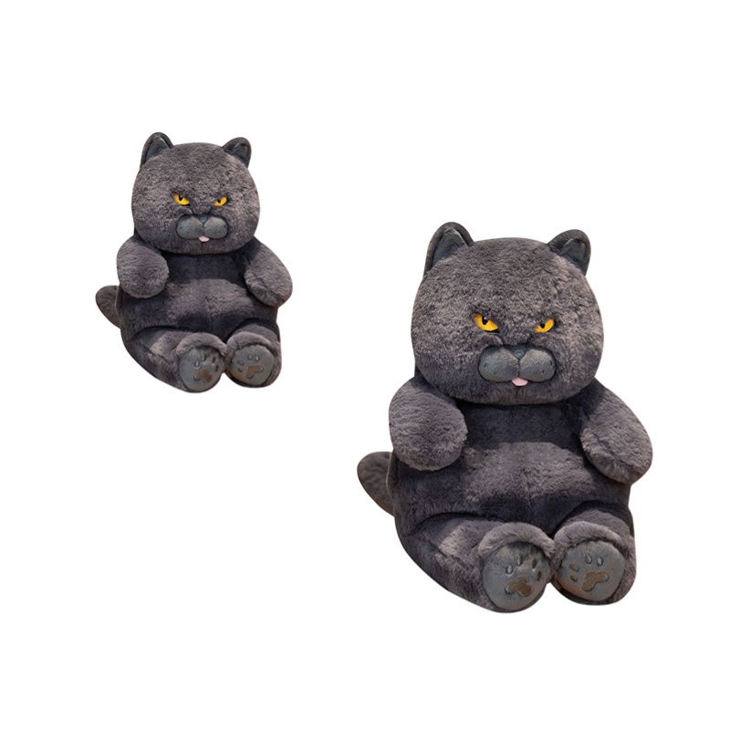 Boneka Plush Kucing Biru Untuk Dekorasi Dan Kolektor Rumah 30cm/45cm