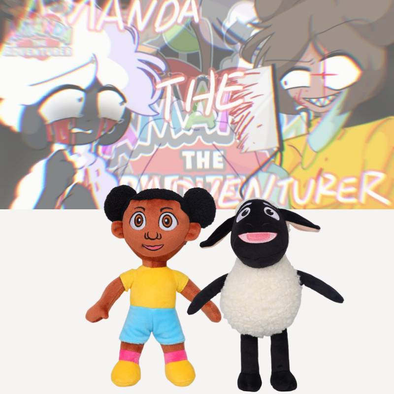 Mainan Petualang Amanda the Plush Bahan Plush Lembut Dan Cuddly Pendek Tinggi 25cm