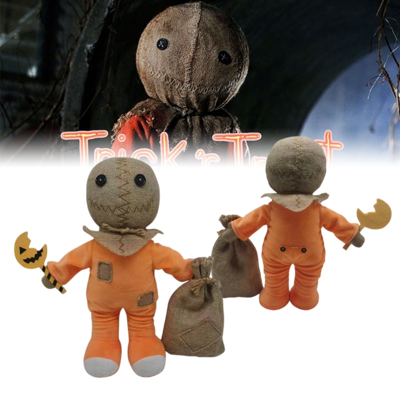 Tapak Trik Sam Mainan Mewah Halloween Boneka Labu Man Movie