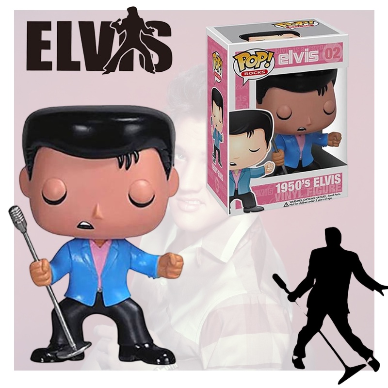 Elvis Presley Cat King Handmade Model Detail Dan Manusia Hidup Cantik Dikemas Box Warna Warni