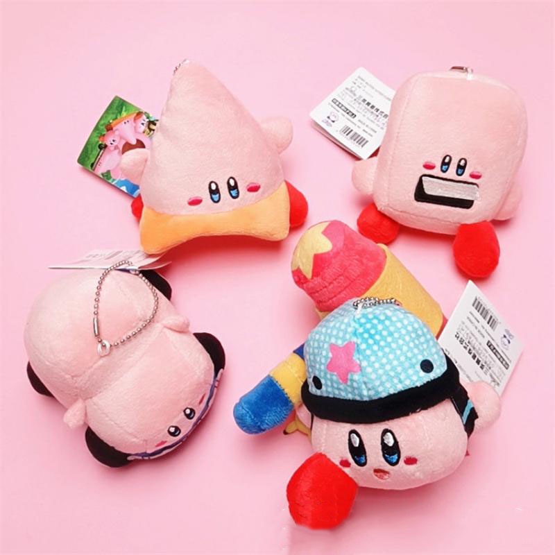 Kirby Gantungan Kunci Mainan Plush Lembut Dan Cuddly Bagus Untuk Hadiah Atau Kolektor