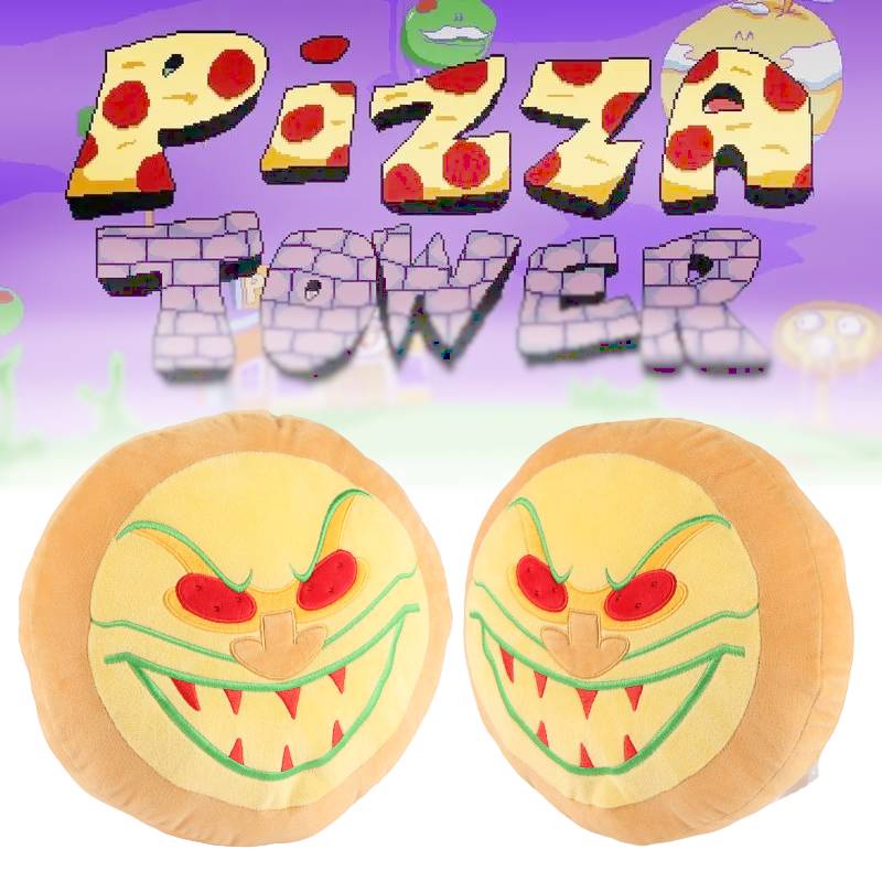 Game Pizza Tower Mainan Mewah Boneka Boneka Hadiah Anak Home Decor Throw Pillow