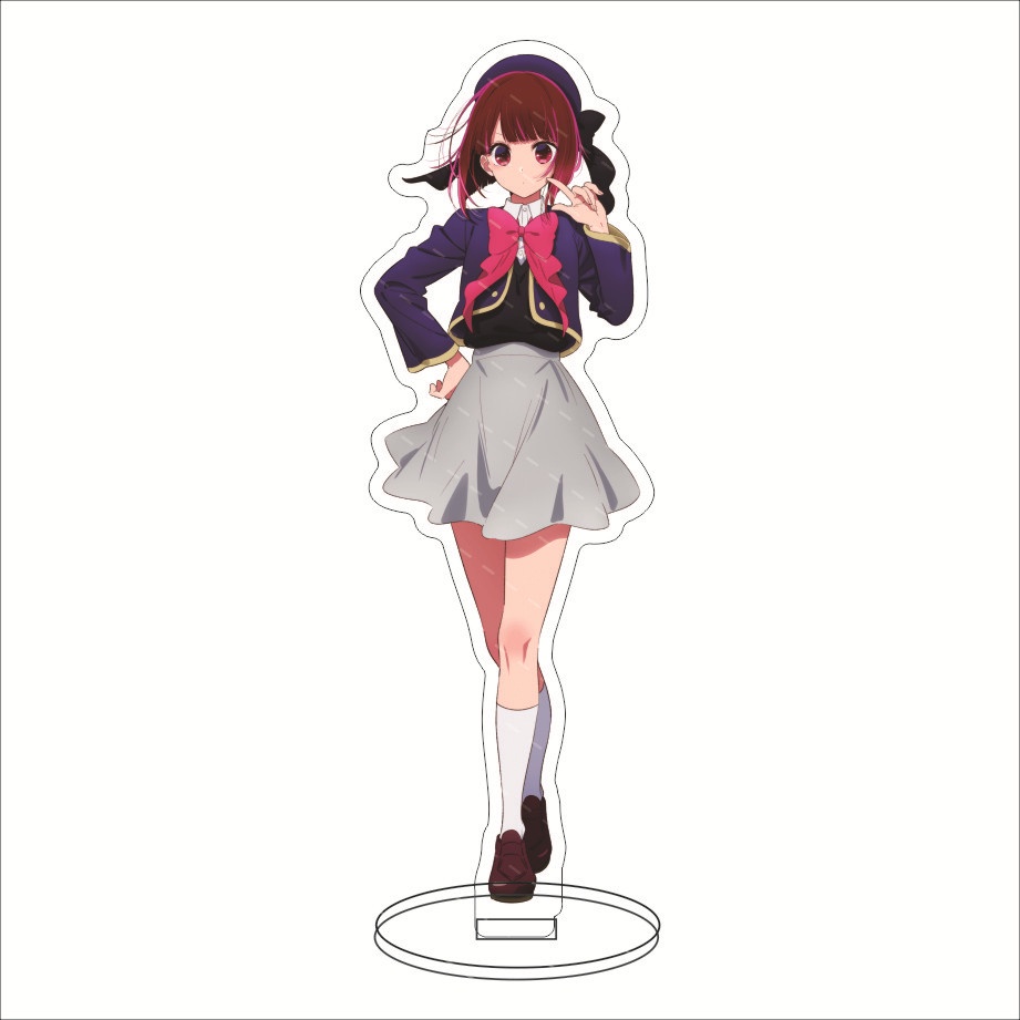 Oshi No Ko Double-Layer Acrylic Stand Sign Hoshino Ai Figure Fans Hadiah Hiasan