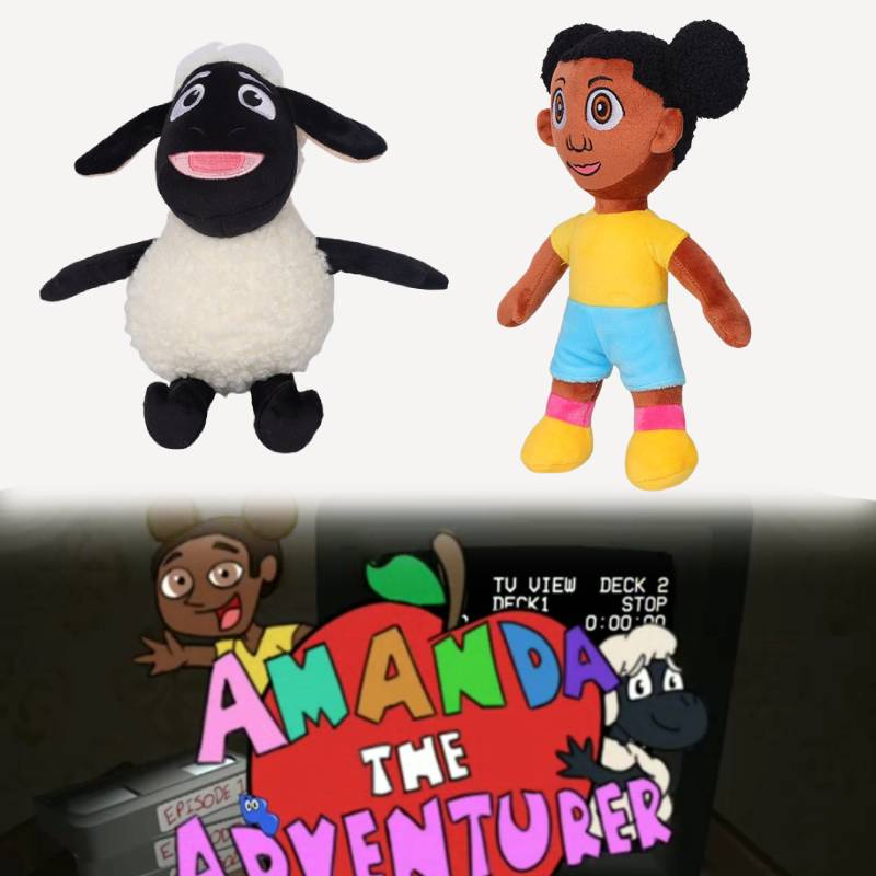Mainan Petualang Amanda the Plush Bahan Plush Lembut Dan Cuddly Pendek Tinggi 25cm