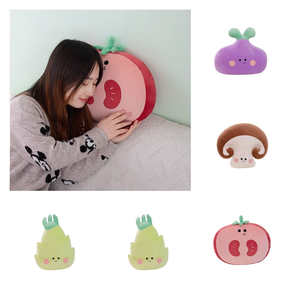 Boneka Bantal Sayur Menggemaskan Untuk Duduk Yang Nyaman