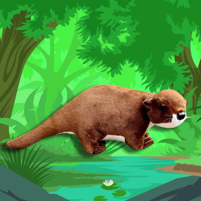 Boneka Boneka Otter Menawan Dan Realistis Bagus Untuk Pecinta Hewan Segala Usia