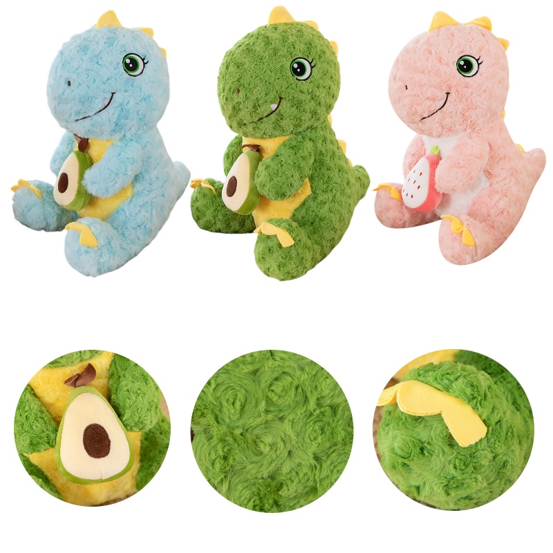 Boneka Binatang Dinosaurus High Quality Tersedia 3warna