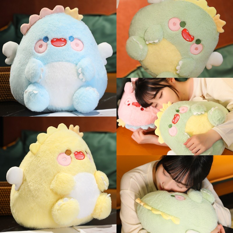 Boneka Plush Dino Menggemaskan Dengan Sayap, Berbahan Kain Lembut Dan Nyaman, Cocok Untuk Anak-Anak Segala Usia, 30*26cm