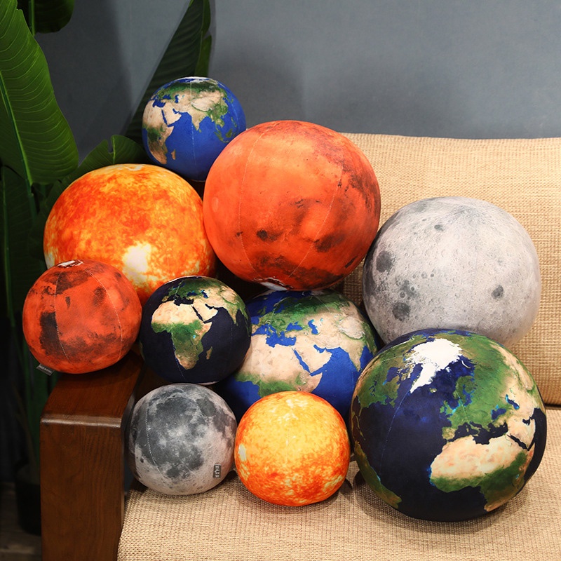 Set Mainan Plush Inovatif Planet Cocok Untuk Waktu Bermain Dan Belajar Anak