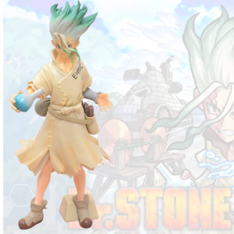 Stone Age New Stone Age Stone God Qiankong Science Kingdom Figure Koleksi Kemasan Warna Warni