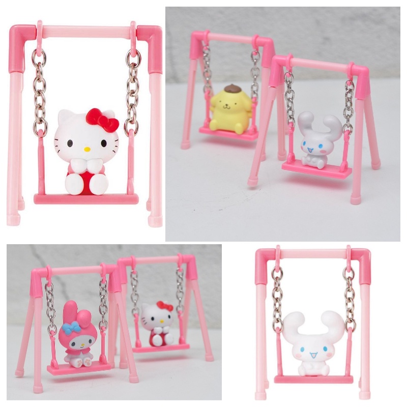 Set 4pcs Miniatur Kt Swing Telur Angka Tambahan Sempurna Koleksi Mainan Anda