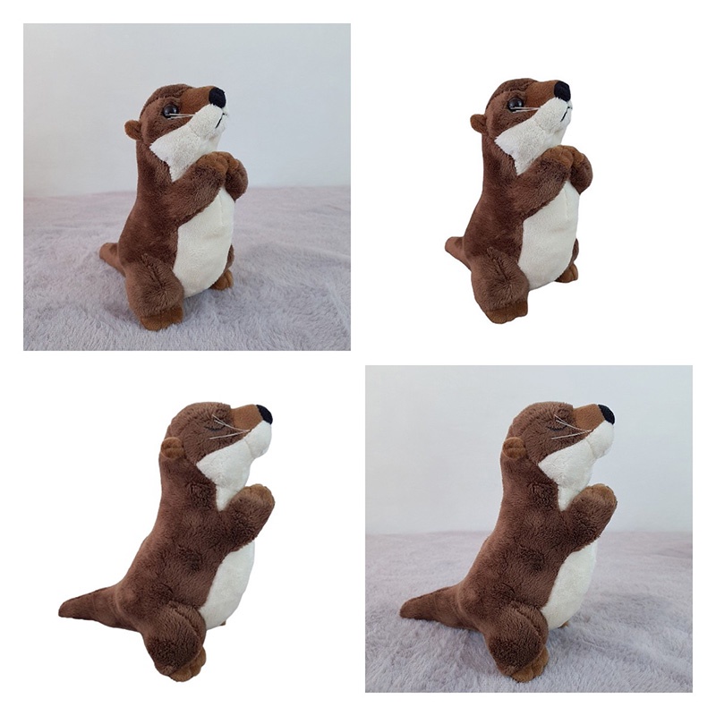 Rambut Pendek Boneka Berang-Berang Air Dan Tinggi 20cm