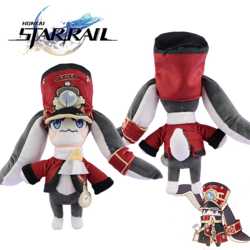 Honkai Rel Bintang pom-pom Mainan Mewah Boneka Boneka Anjing Berambut Pendek Warna Pam Dengan Pp Katun 28cm