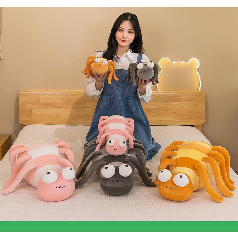 Plushie Spider Strip Lucu Dan Aneh Dengan Kaki Panjang Ideal Untuk Playtime Dan Naptime