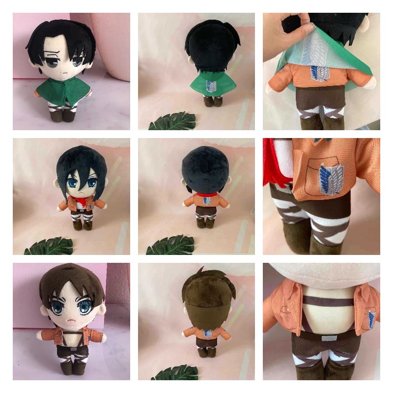 On Titan Attack Eren Jaeger Mainan Mewah Isi Boneka Kartun Dekorasi Anime Hadiah