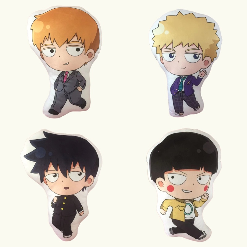 Mob Psycho 100's Shadow Leaders Reigen Dan Mob Plush Cushion