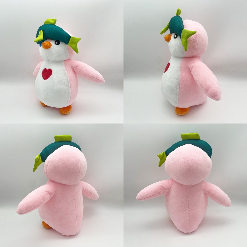 Aler's Pudgy Pinguin Boneka Binatang Bergaya Kartun Yang Menggemaskan, Isian Katun Pp, Desain Yang Dapat Disesuaikan, Hadiah Yang Sempurna Untuk Anak-Anak