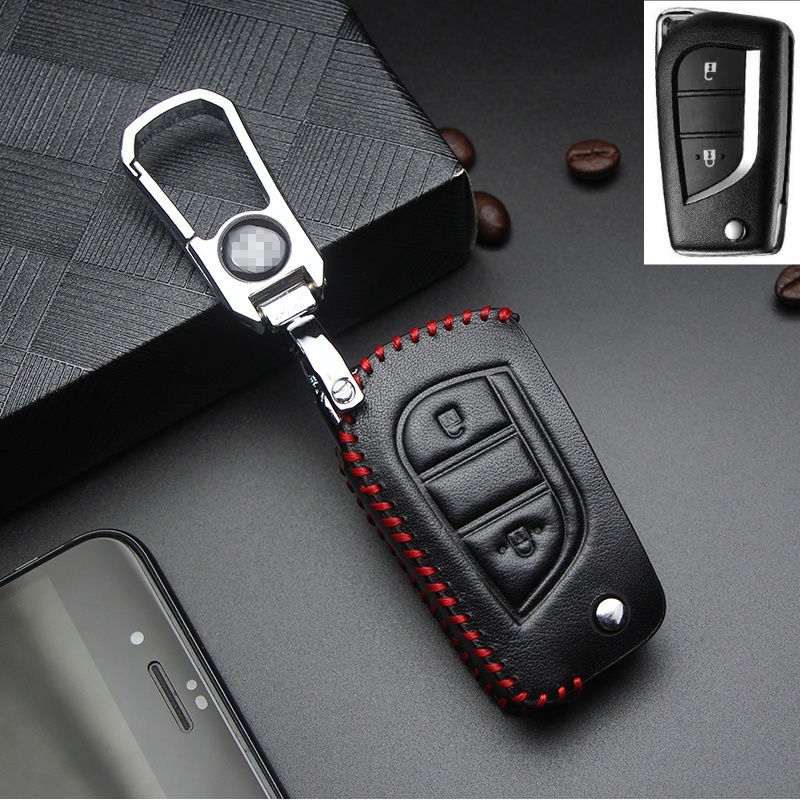 Untuk Toyota Yaris Altis Camry RAV4 sienta Chr Auris car key case Khusus Tempat Kunci Mobil key case key case cover Aksesoris Mobil