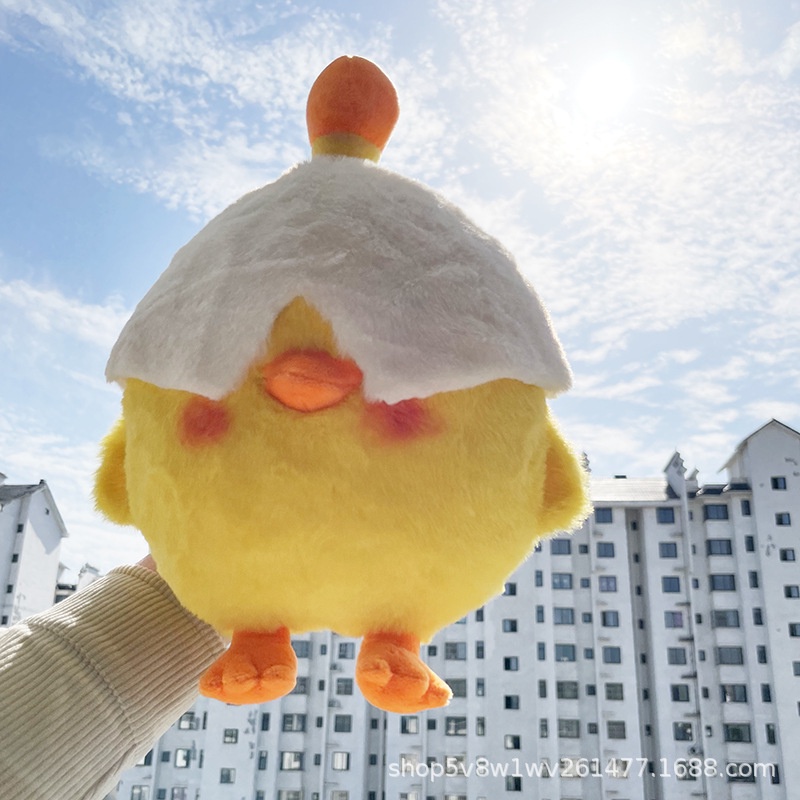 Daidai Mainan Plush Huggable Ayam Untuk Relaksasi