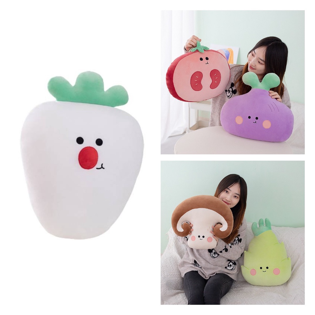 Boneka Bantal Sayur Menggemaskan Untuk Duduk Yang Nyaman