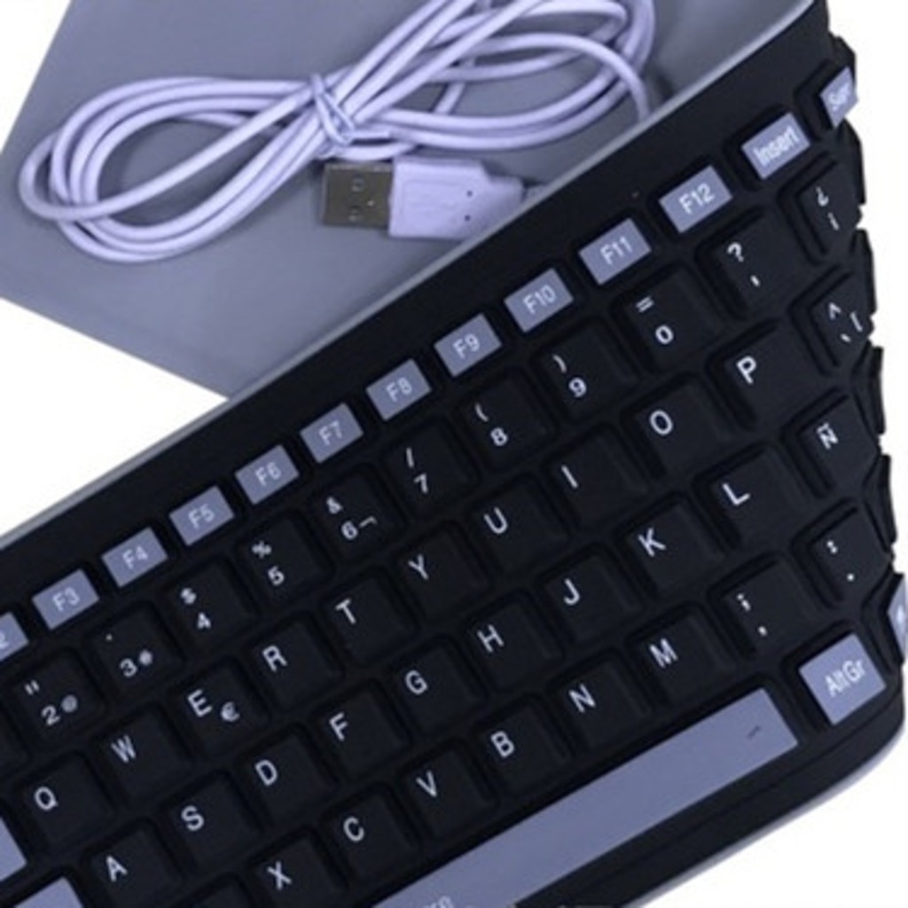 103kunci Keyboard Kabel Keyboard Spanyol USB Kabel Keyboard Silikon Keyboard Mute Keyboard Ringan Keyboard Portable