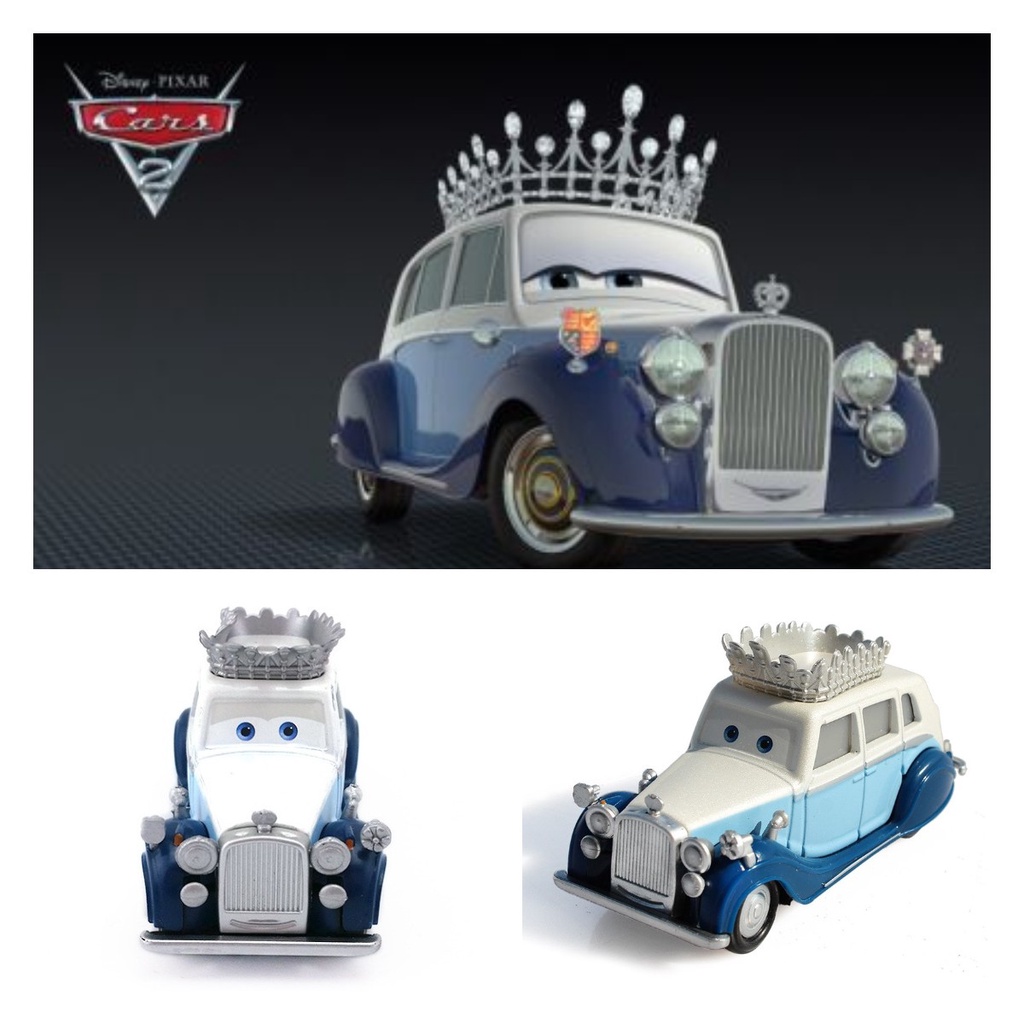 Cars The Queen Racers Disney Kartun Alloy Model Mobil Balap Hadiah Mainan Anak