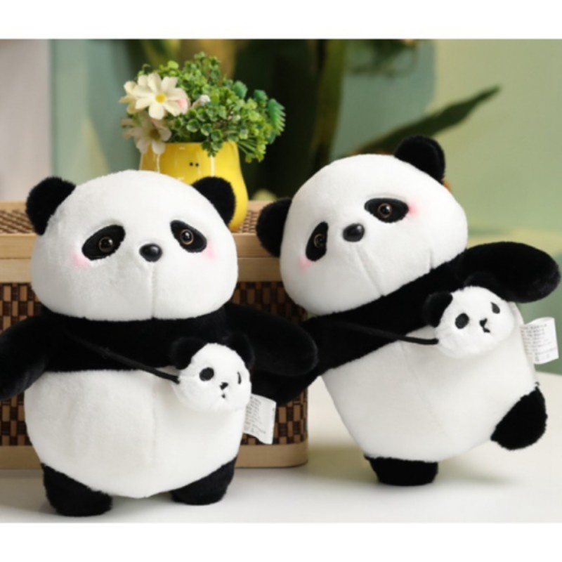 Mainan Plush Panda Montok Lucu Untuk Dekorasi Rumah Dan Waktu Bermain Anak