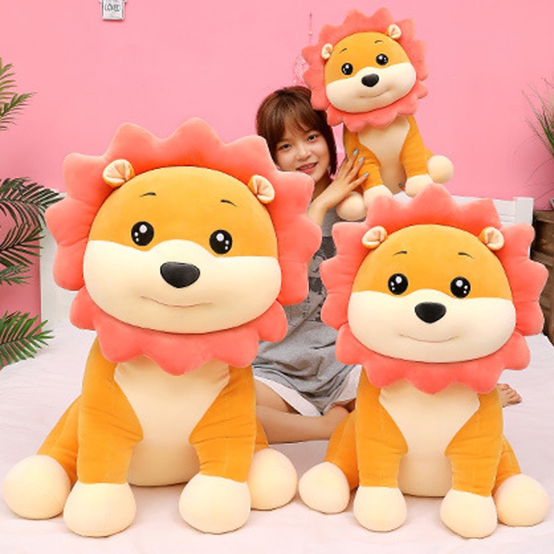 Huggable Soft and Simba Lion Plush, Bahan Velvet Stretch Empat Arah, Cocok Untuk Karakter Hewan) Lovers