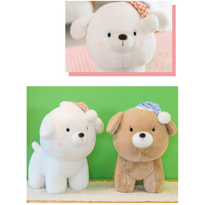 Mainan Mewah Lucu Dan Lembut Boneka Anjing Ding Dong Untuk Anak Perempuan, Boneka Puppy Realistis Untuk Hadiah Ulang Tahun