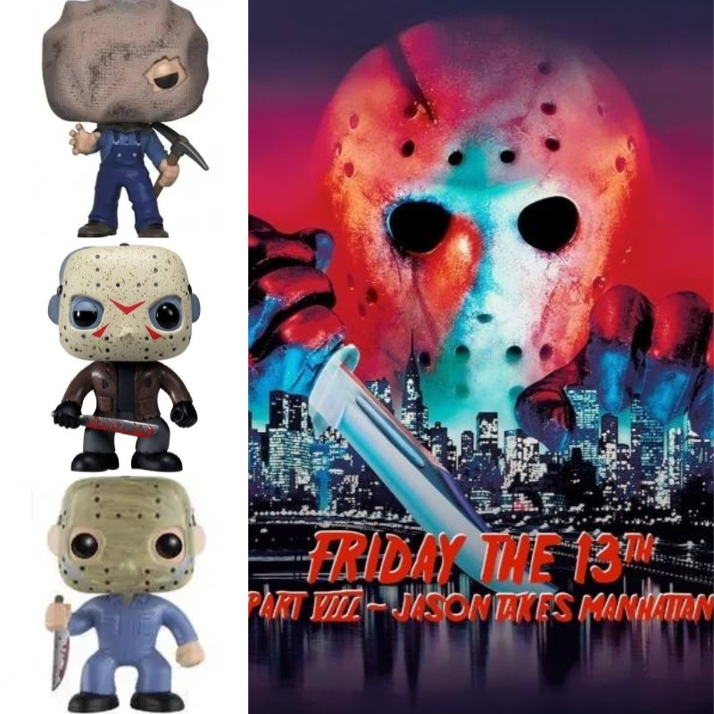 Friday The 13th Jason Tangan Model Tiga Desain Khas Pvc Collectible Figure