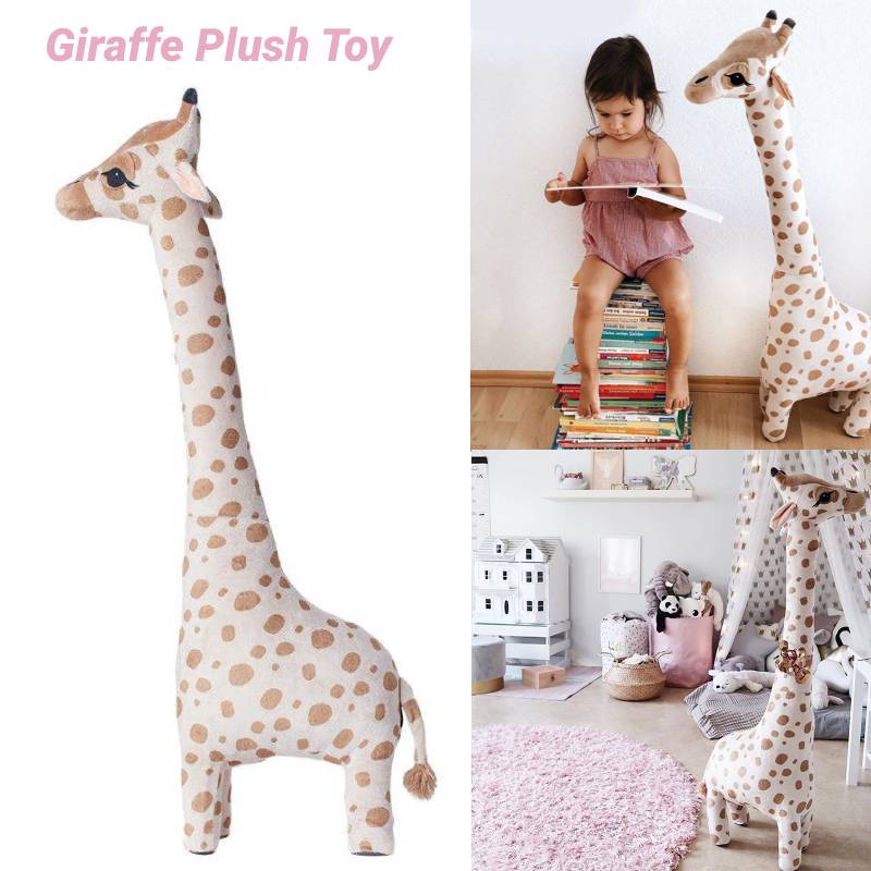 Boneka Binatang Jerapah Lembut Dan Cuddly