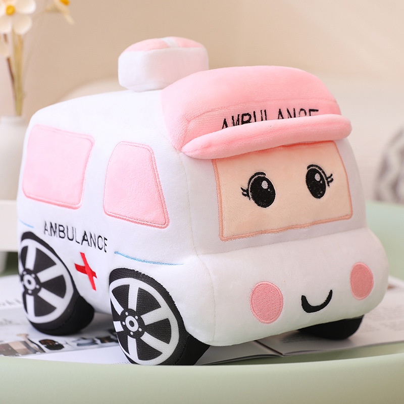 40 Cm/30 cm Kartun Mobil Bantal Mainan Ambulance Taksi Police Car Lembut Huggable Boys 30 cm 40 cm