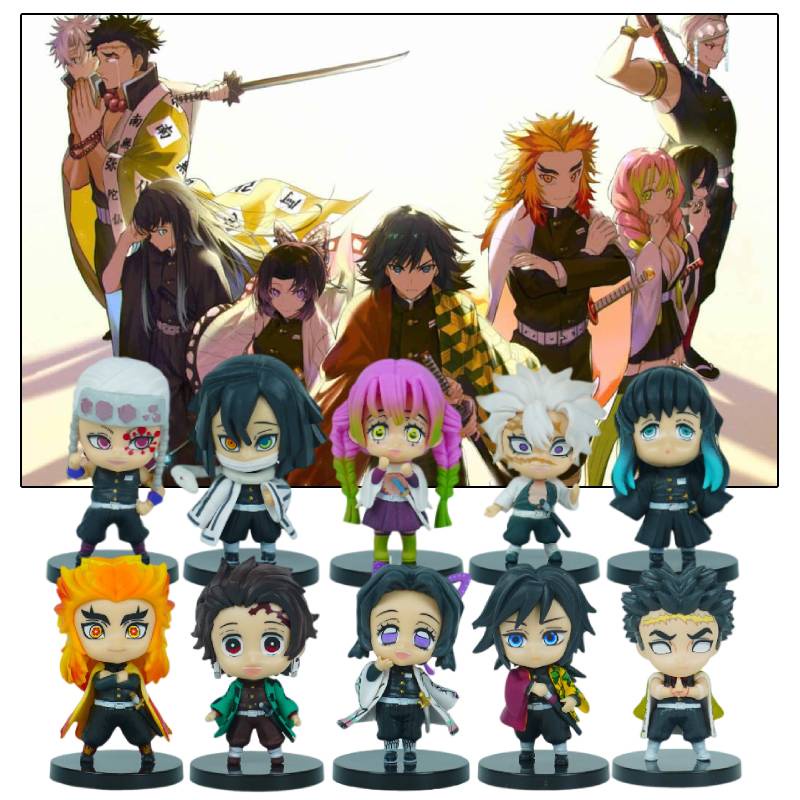 Figure Koleksi Demon Slayer Berkualitas Tinggi Dengan Bahan Pvc