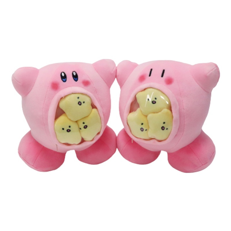 Patung Plush Kirby Dengan Tinggi 18cm Dan Elastisitas