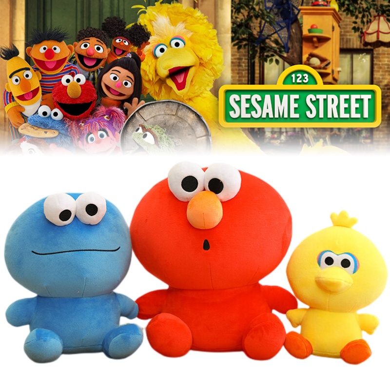 Mainan Kartun Sesame Street Warna Warni Dan Lucu Karakter Mewah