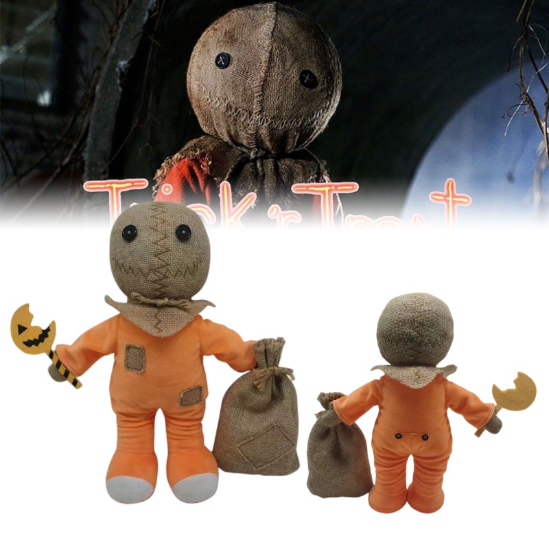 Tapak Trik Sam Mainan Mewah Halloween Boneka Labu Man Movie