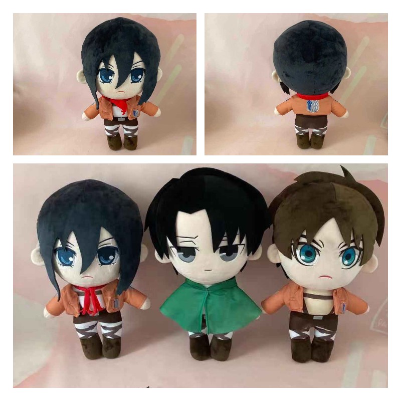 On Titan Attack Eren Jaeger Mainan Mewah Isi Boneka Kartun Dekorasi Anime Hadiah