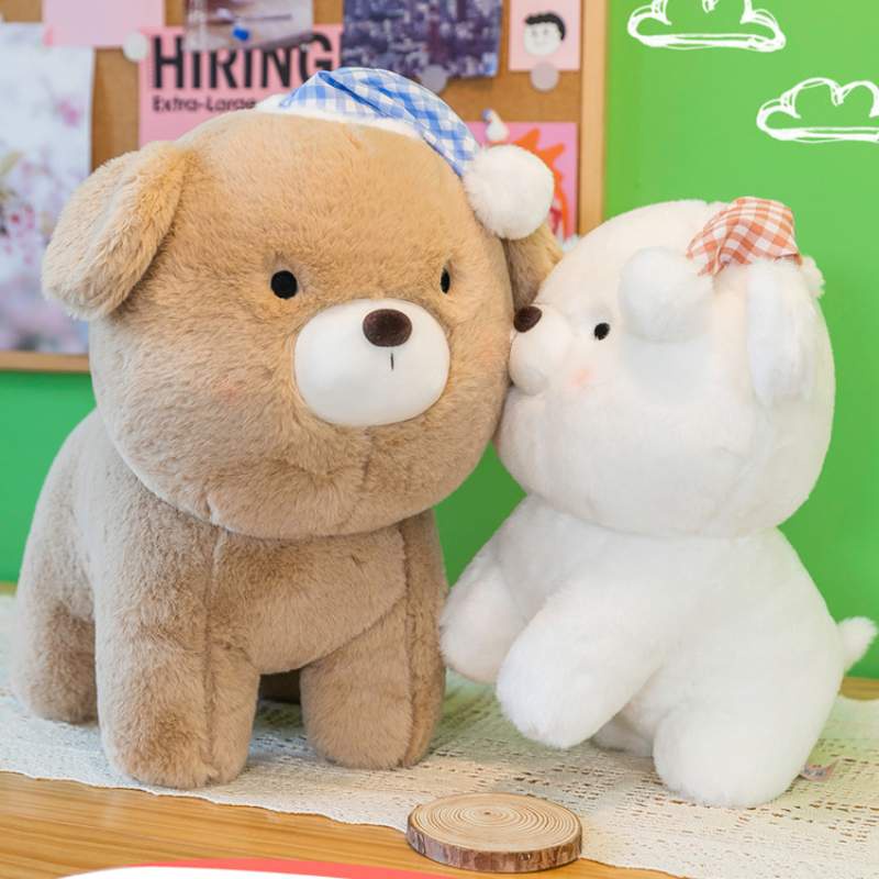 Mainan Mewah Lucu Dan Lembut Boneka Anjing Ding Dong Untuk Anak Perempuan, Boneka Puppy Realistis Untuk Hadiah Ulang Tahun