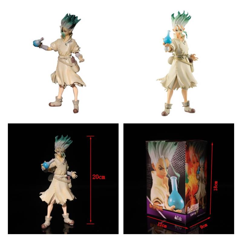 Stone Age New Stone Age Stone God Qiankong Science Kingdom Figure Koleksi Kemasan Warna Warni