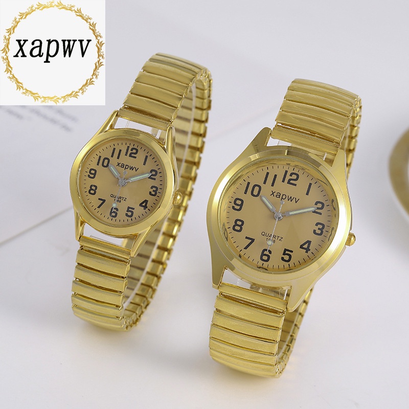 Jam Tangan Wanita New Jam tangan baru yang berwarna-warna berusia tengah dan orang tua untuk pasanga