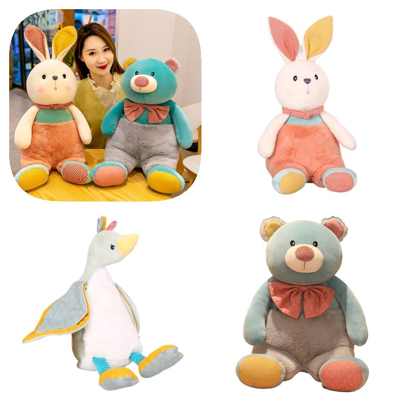 42 Cm/35 Cm/28 cm Hewan Lucu Kelinci Liar Beruang Mainan Mewah Boneka Bantal Boneka Anak Hadiah Dekorasi