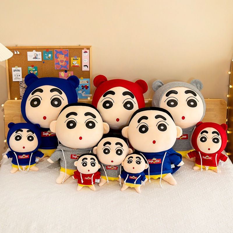 Playful Crayon Shin-chan Teddy Bear Untuk Anak Beda Warna Dan Ukuran
