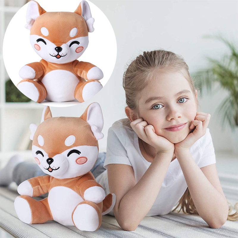 Adorable Corimori Akito De Shiba Inu Plush Lembut Dan Berbulu Corgi Fox