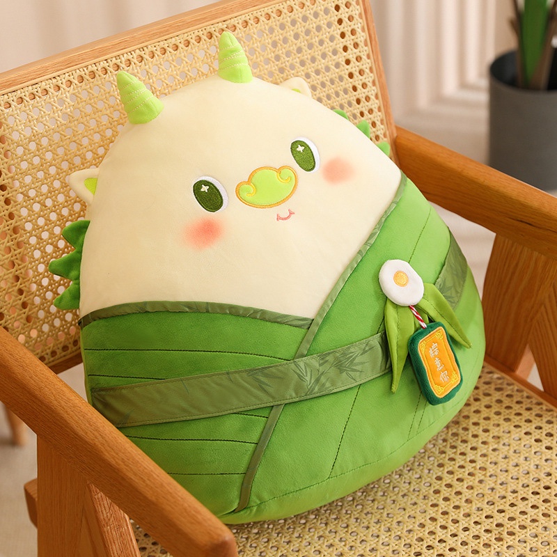 Mainan Boneka Boneka Boneka Plush Dumpling Berbentuk Naga Padi Bantal Sofa Anak Hadiah Cushion