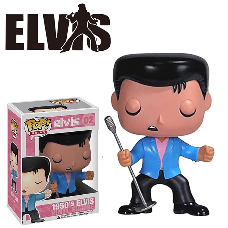 Elvis Presley Cat King Handmade Model Detail Dan Manusia Hidup Cantik Dikemas Box Warna Warni