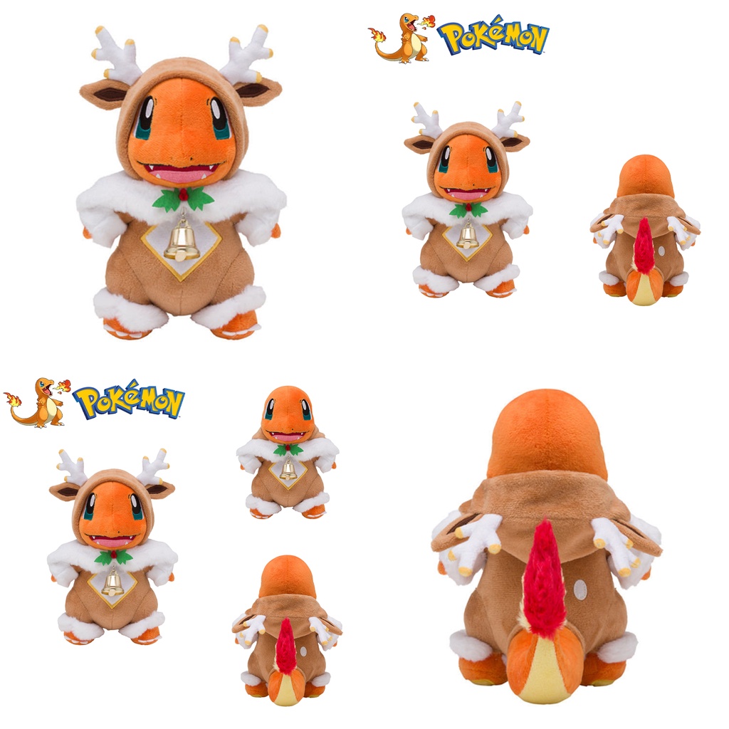 Cozy Charmander Christmas Reindeer Mainan Mewah Ide Hadiah Xmas